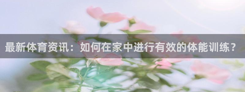 球客岛：最新体育资讯：如何在家中进行有效的体能训练？